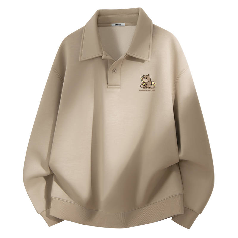 MINISO MINISO Sweatshirts Unisex Lapel Moderate Heavyweight