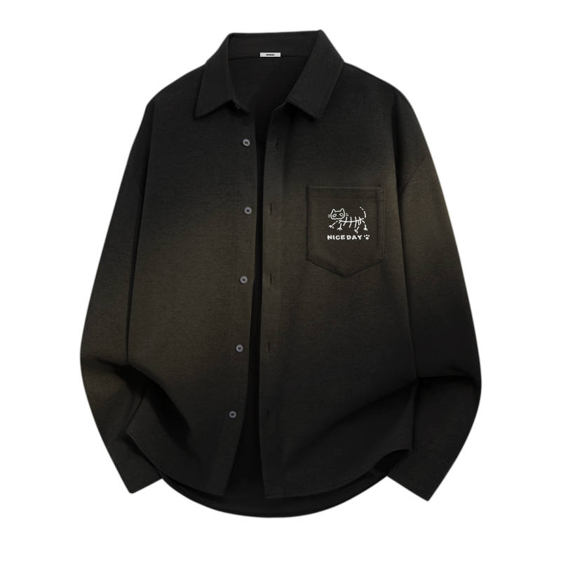 MINISO MINISO Shirts Unisex Lapel Thickened Shirt