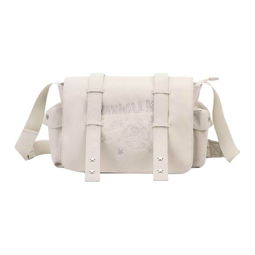 VANWALK Polyester cotton Blend Messenger Bag, Crossbody Bag Large Women's Multicolor