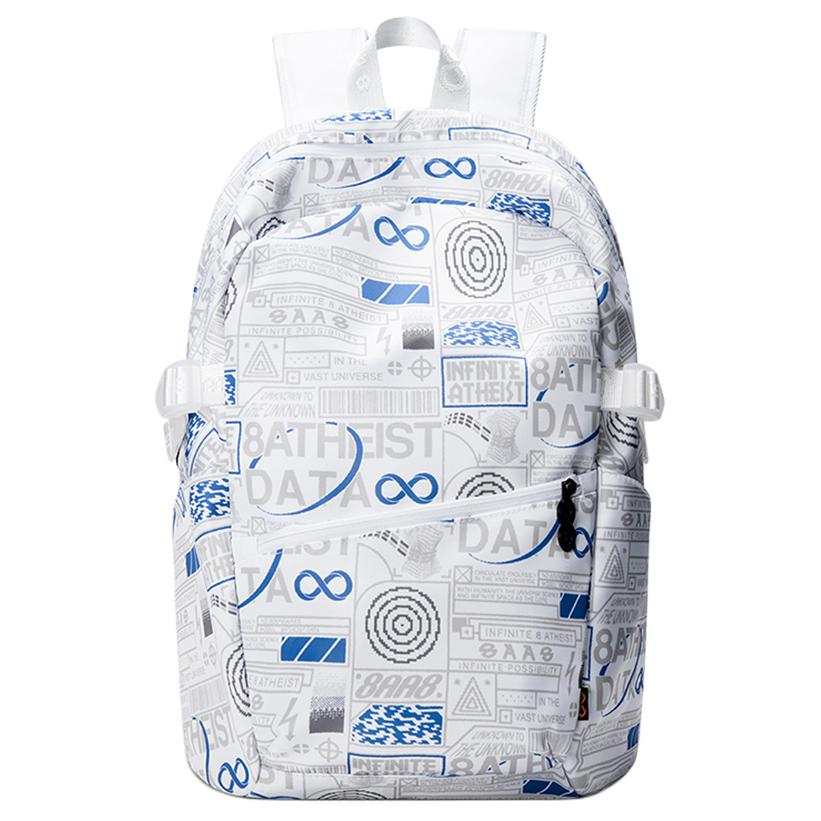 8atheist 8atheist Polyester Backpack Regular Unisex Starry White