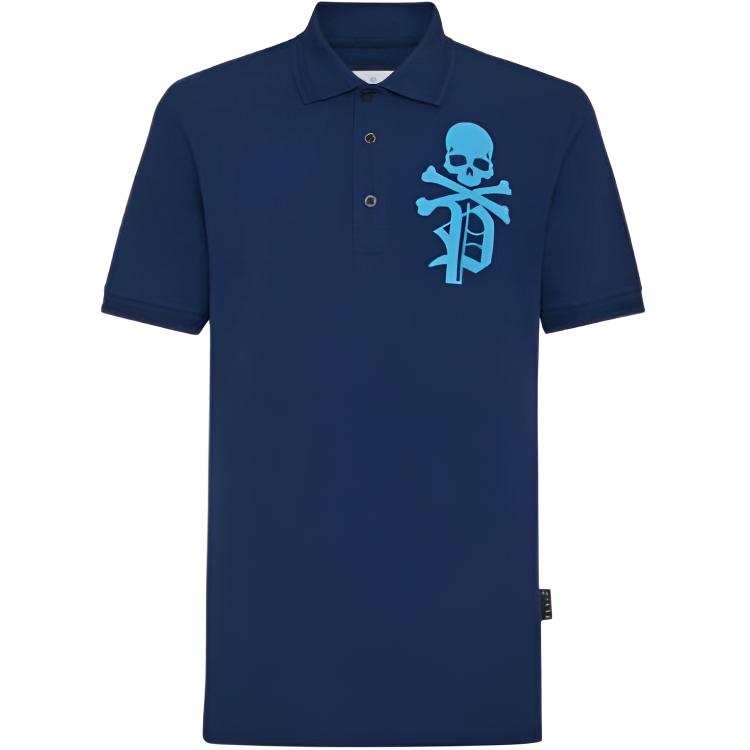 PHILIPP PLEIN 【Best of: Promotions】Skull & Bones logo-print T-shirt