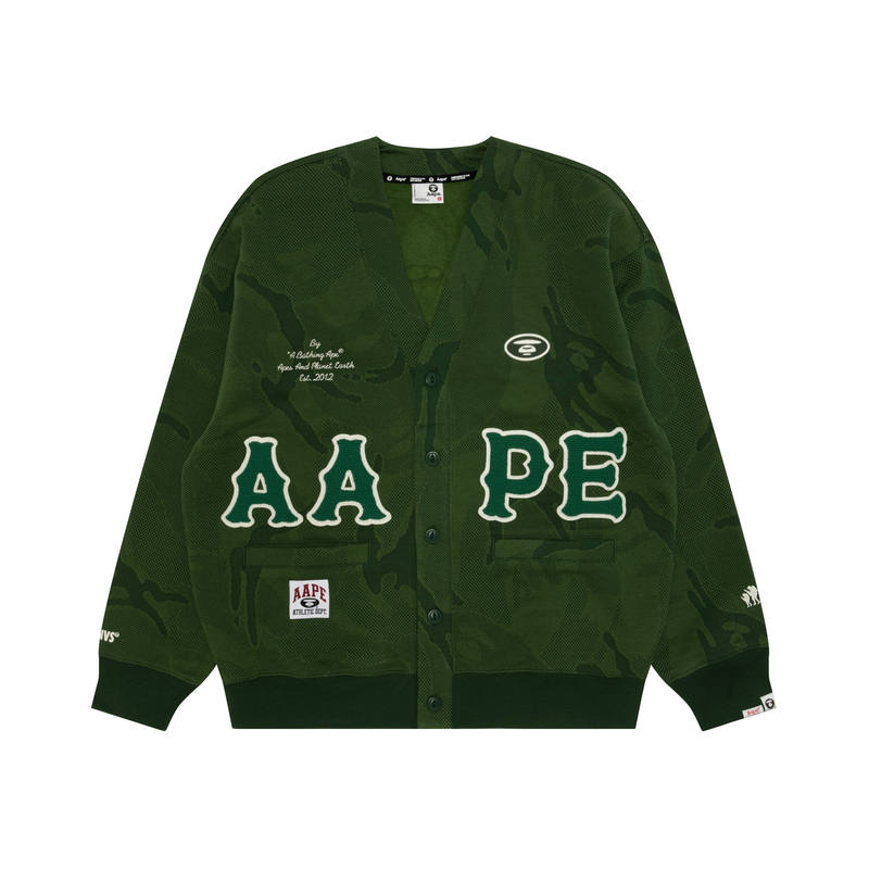 Aape Aape logo-appliqué camouflage sweatshirt