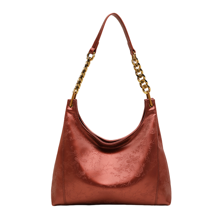 PAYOT Synthetic Leather Underarm Shoulder Bag, Crossbody Bag Women's Chinese Style Red