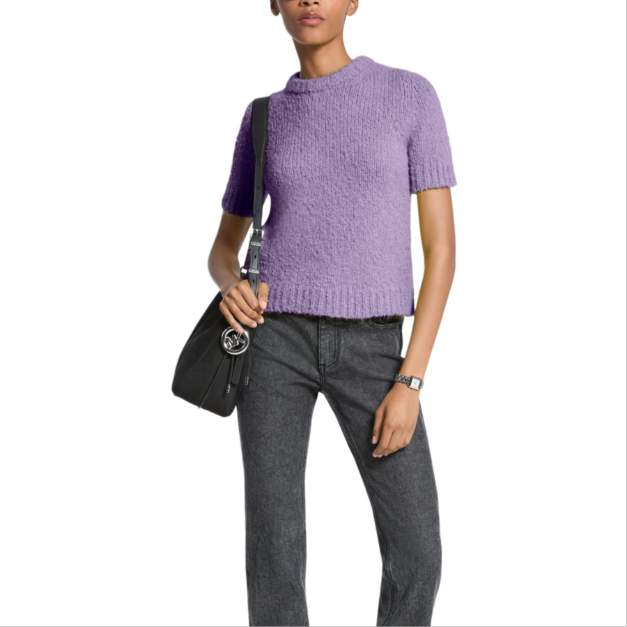 MICHAEL KORS Sweaters Women's Purple Crew Neck Moderate Other