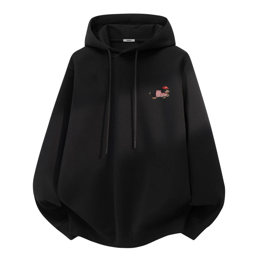 MINISO Sweatshirts Unisex Hooded Moderate Plus Size