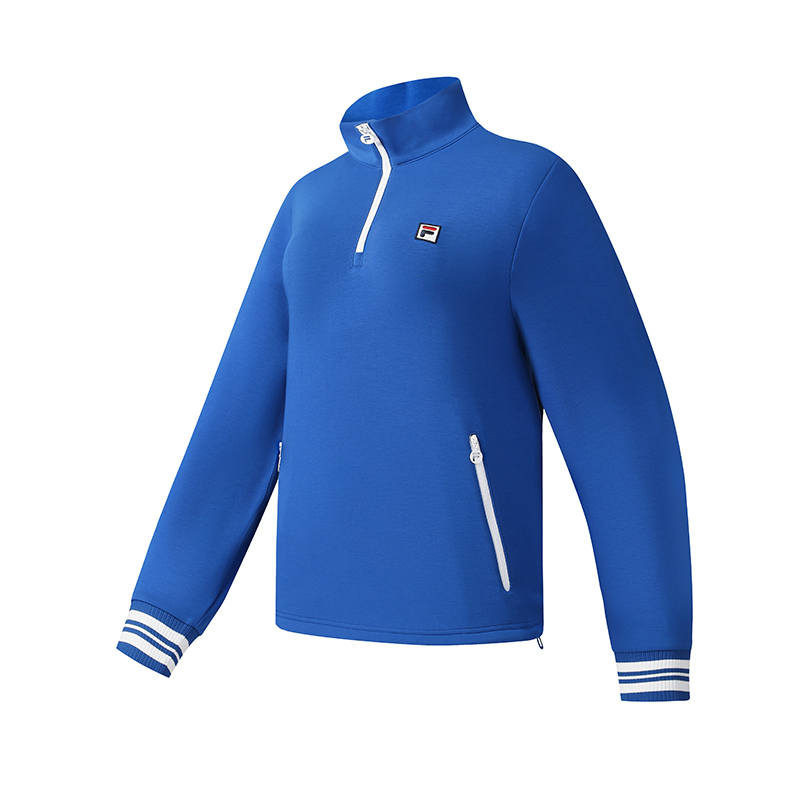 FILA Tennis Sweatshirt Women's Golden Diamond Blue