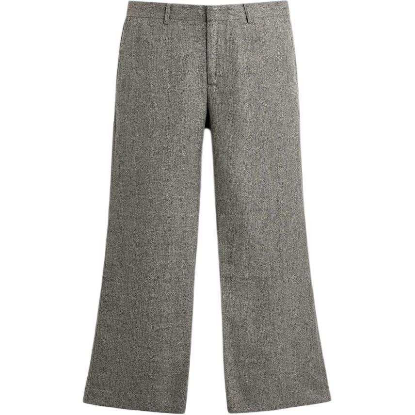ZARA Casual Pants Men's Gray/Beige Moderate Flared Pants