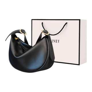 VINEY Cow Leather Shoulder Bag, Crossbody Bag Large Women's Multicolor