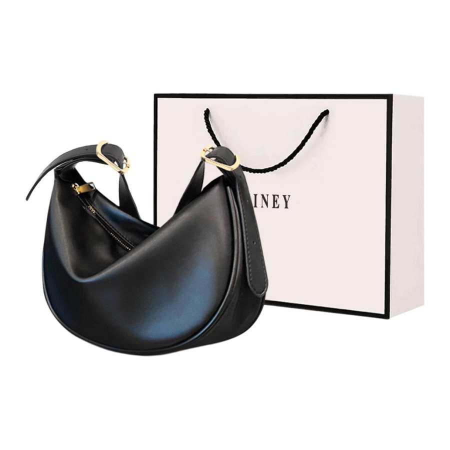 VINEY Cow Leather Shoulder Bag, Crossbody Bag Large Women's Multicolor