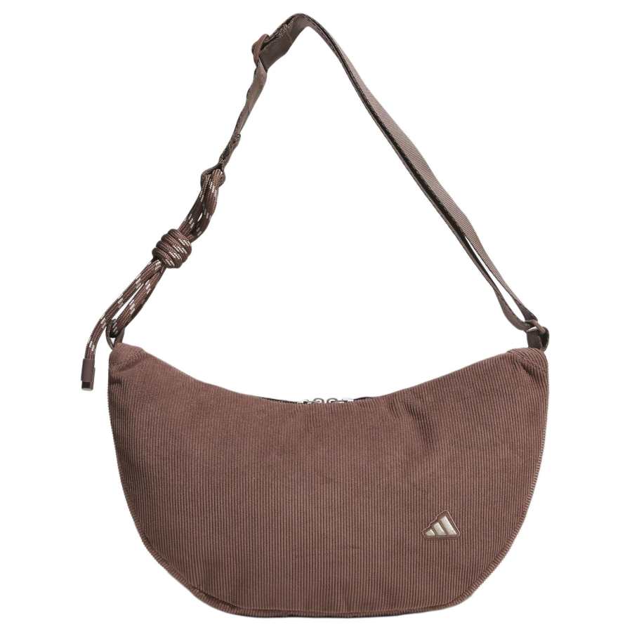 Adidas Adidas Corduroy Crossbody Bags Women's Stratum Dark Earthy Brown
