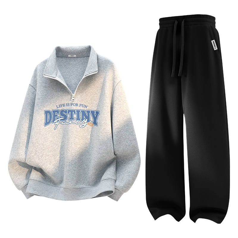MINISO MINISO Sweatshirt Sets Unisex Stand Collar Moderate