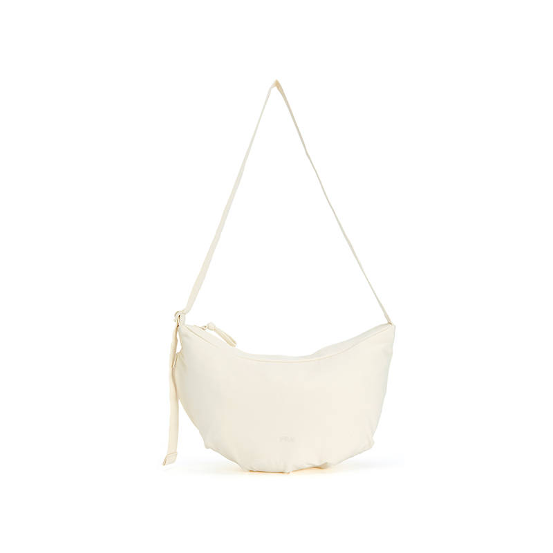 FILA Fitness Fabric Dumpling Bag, Crossbody Bag, Shoulder Bag Women's Heron White