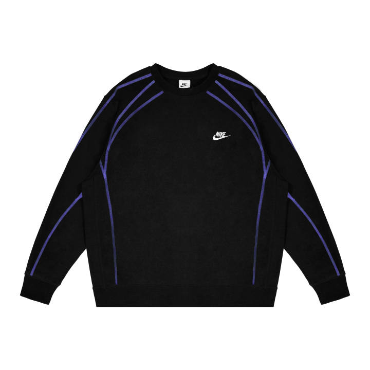 Nike Nike Sweatshirts Unisex Black Crew Neck Thickened Regular