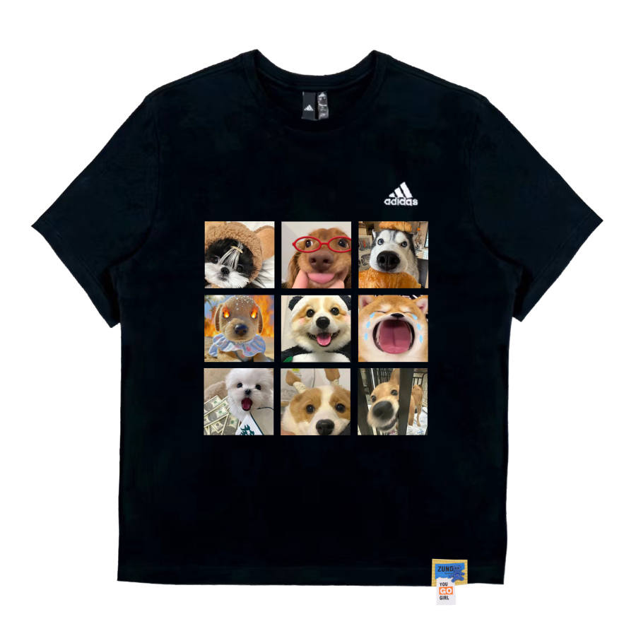 Adidas Adidas MUST HAVES Solid Color Logo Label Sports Casual Crew Neck Short Sleeved T Shirts Unisex