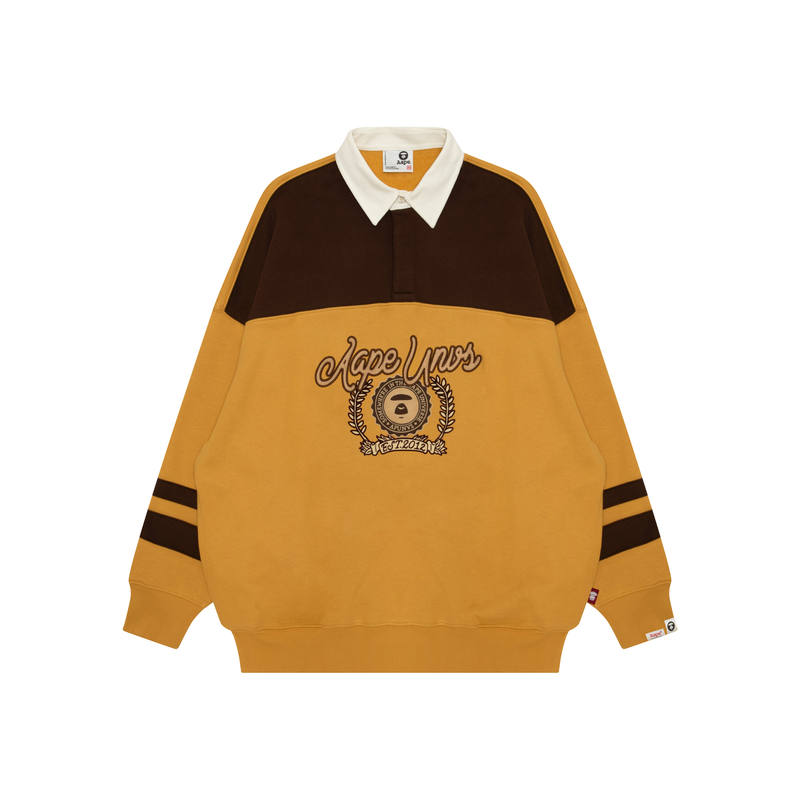 Aape Sweatshirts Women's Yellow YEX Lapel Moderate Other