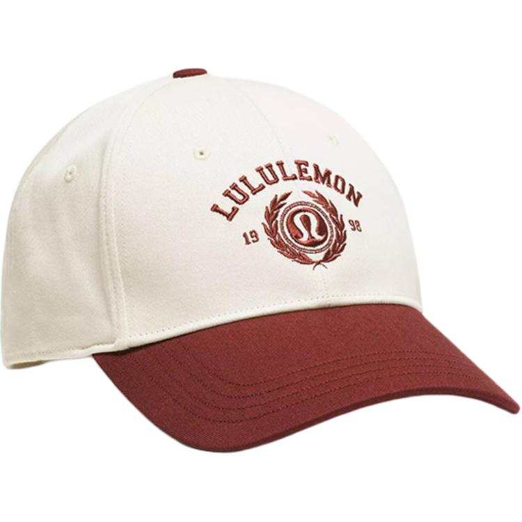 Lululemon Lululemon Baseball Caps Unisex Light Ivory White/Marine Blue