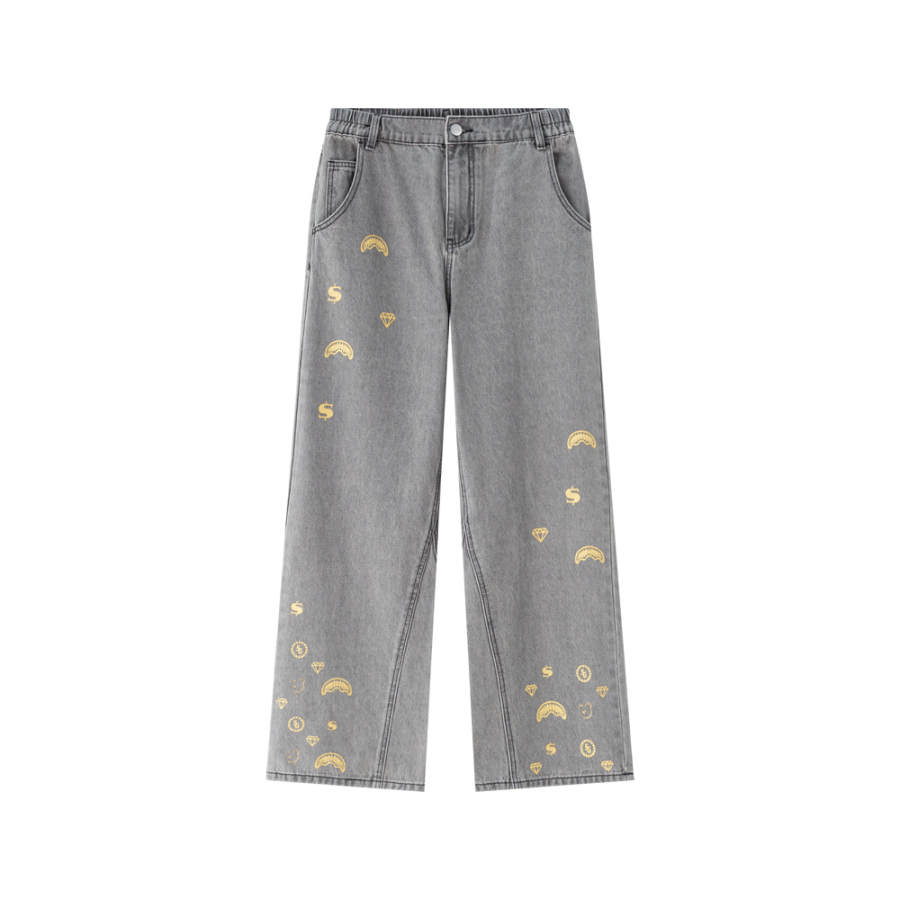 SPRAYGROUND Jeans Unisex Moderate Straight Fit Pants