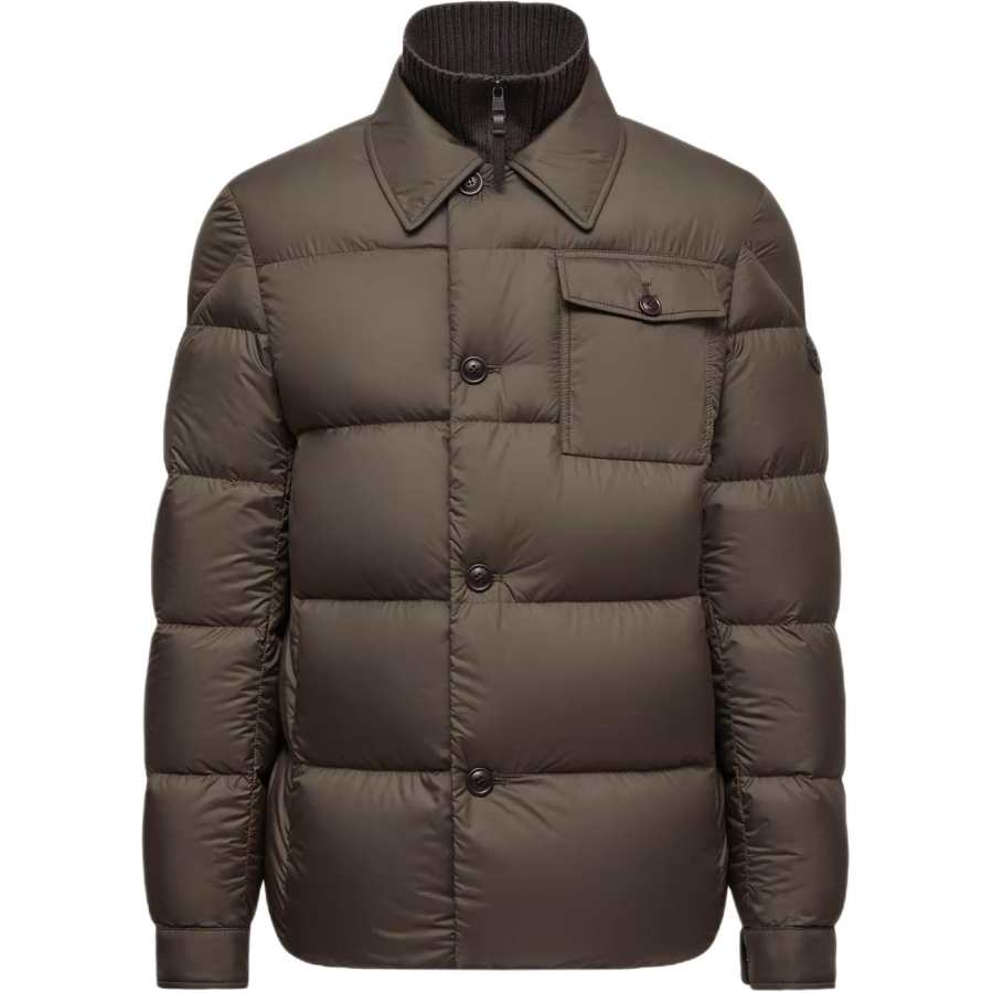 Moncler Moncler Pres Button-Up Padded Shirt Jacket