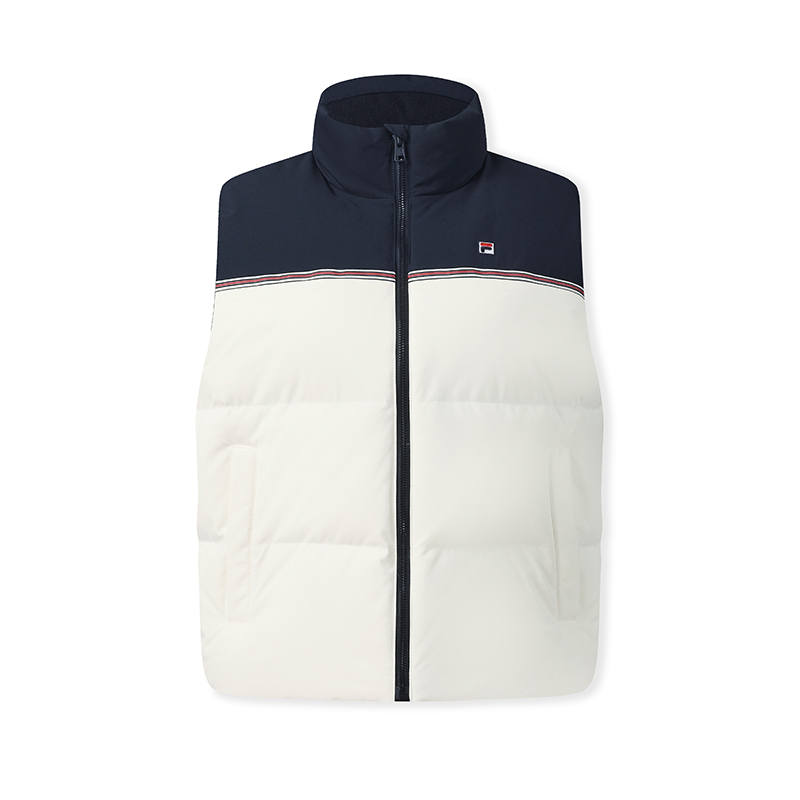 FILA Heritage Down Vest Women's Mist Lotus White