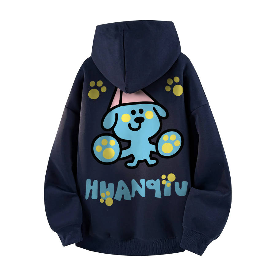 HUANQIU Sweatshirts Unisex Hooded Moderate Heavyweight