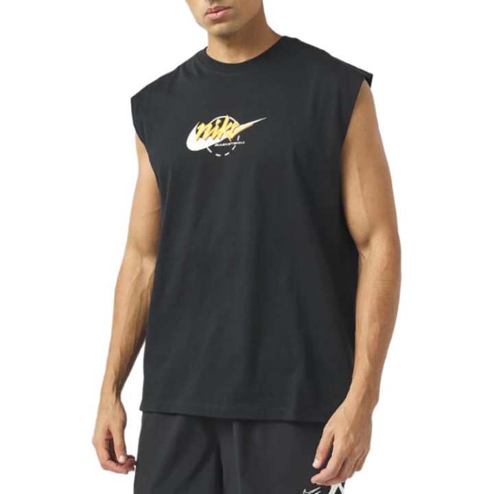 Nike Nike Tank Tops Men's Black Crew Neck Moderate Other