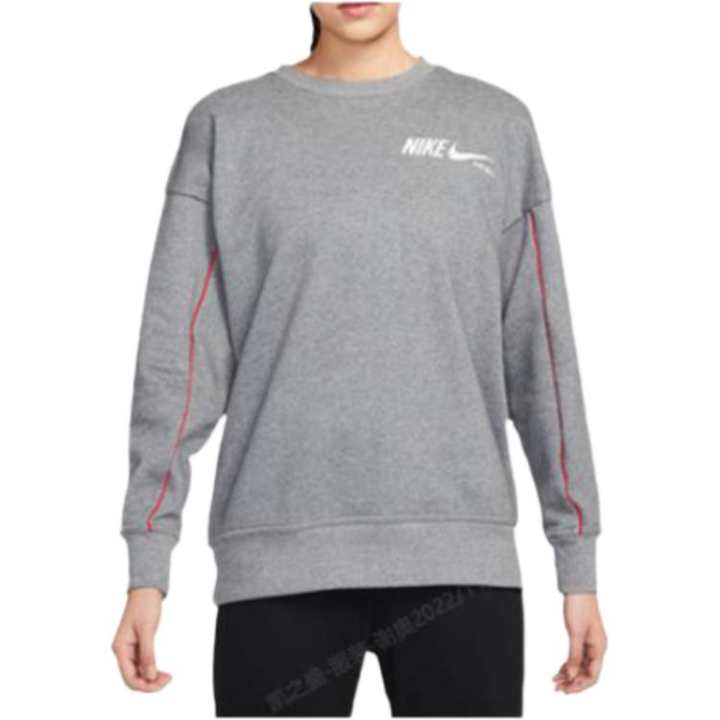 Nike Nike Sweatshirts Women's Gray Crew Neck Moderate Regular