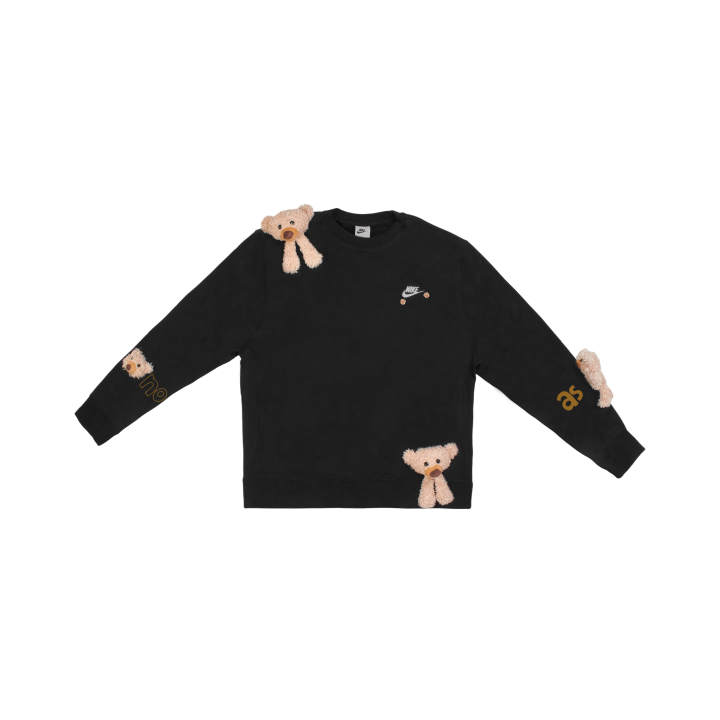 Nike Nike Sweatshirts Men's Black Crew Neck Moderate Regular