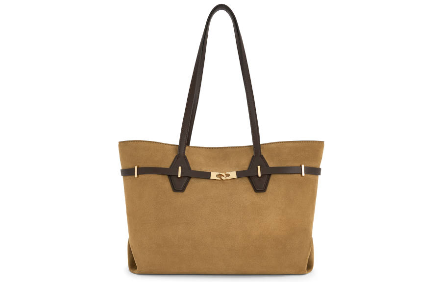 CHARLES&KEITH Synthetic Leather Shoulder Bag Large Women's Coffee Brown/Sand