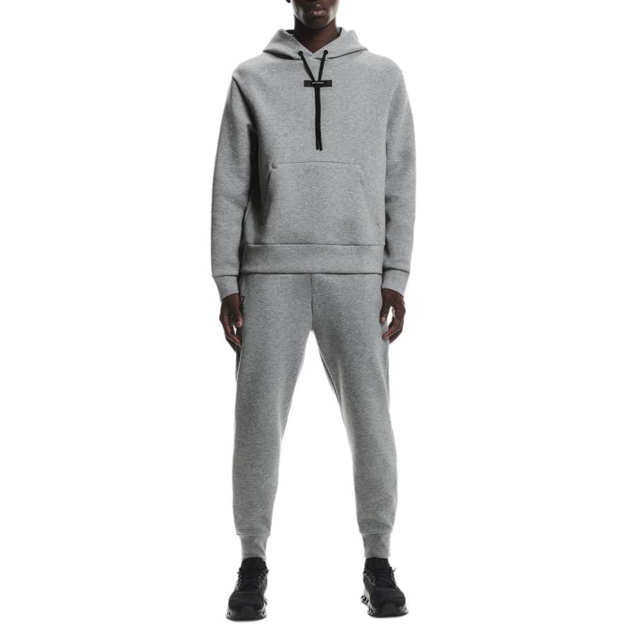 On On Sweatshirts Men's Basalt Gray Hooded Moderate Regular