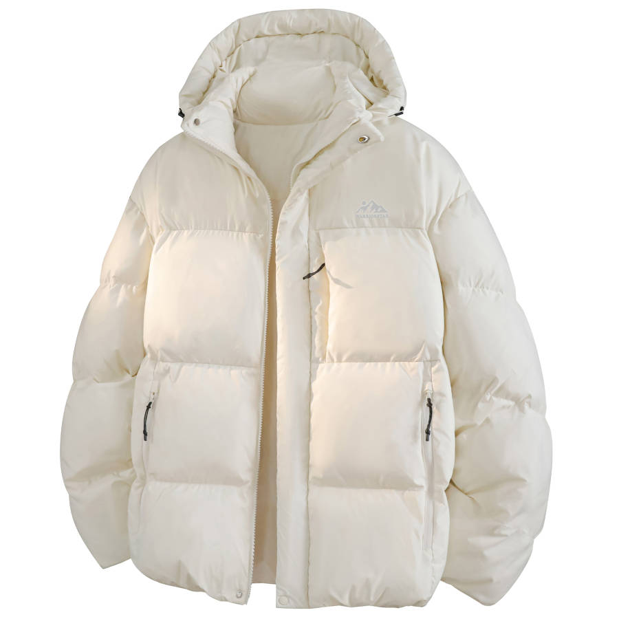 WARRIOR Puffer Jackets Unisex Hooded Moderate Padded Puffer Jacket
