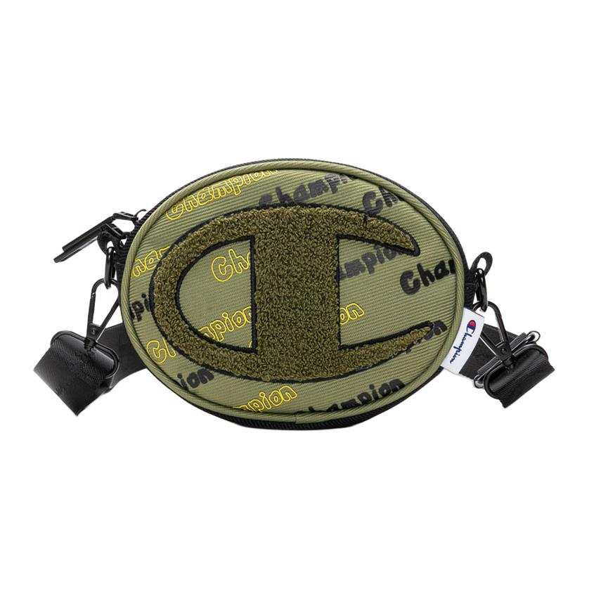 Champion Melting Sadness Collaboration Fabric Round Bag, Crossbody Bag, Shoulder Bag Regular Unisex Green