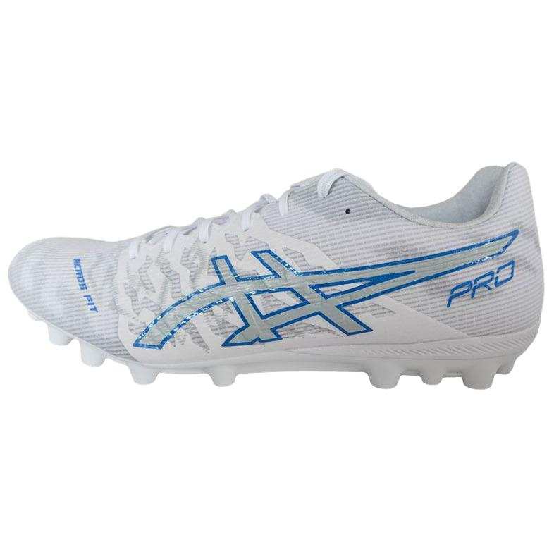 ASICS DS LIGHT ACROS PRO 3 Abrasion Resistant Soccer Shoes Unisex White Blue