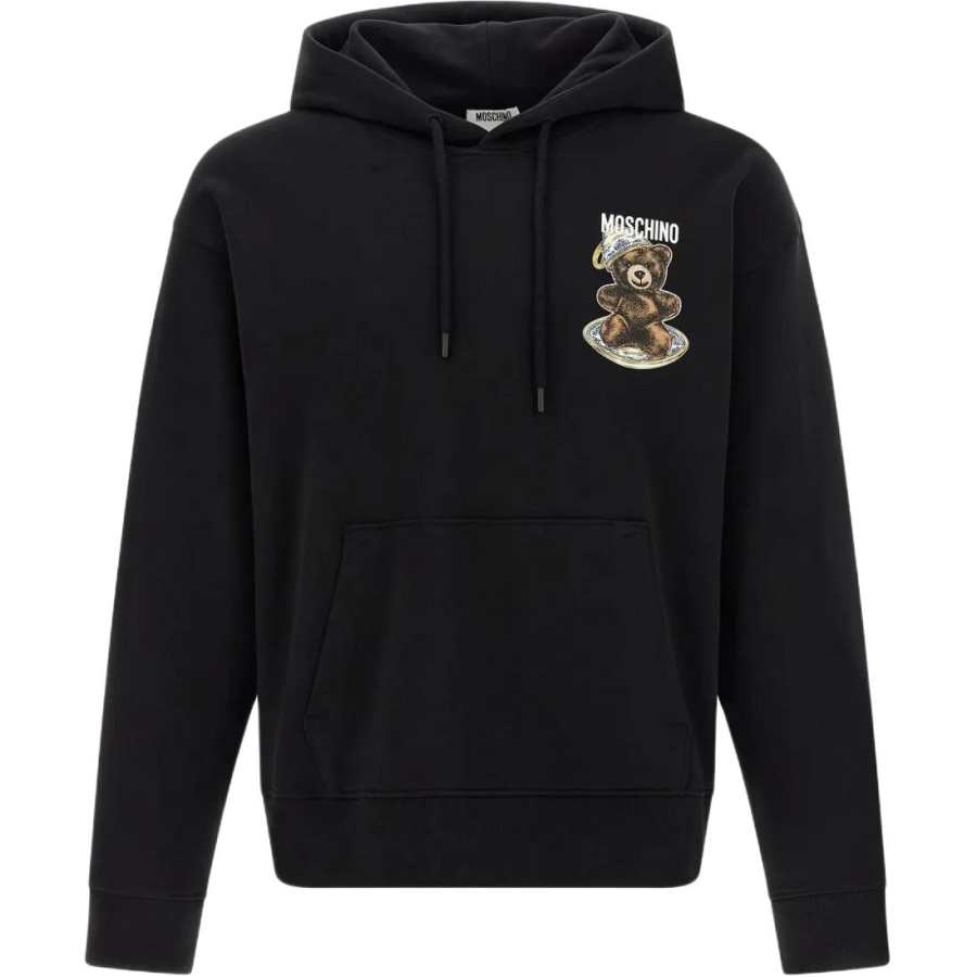 Moschino Teddy Bear Printed Drawstring Hoodie