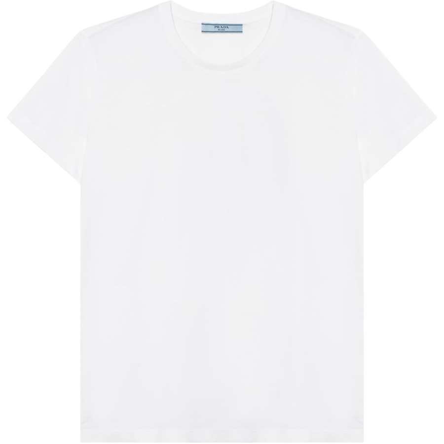 PRADA Regular Sleeve T Shirt Women's White