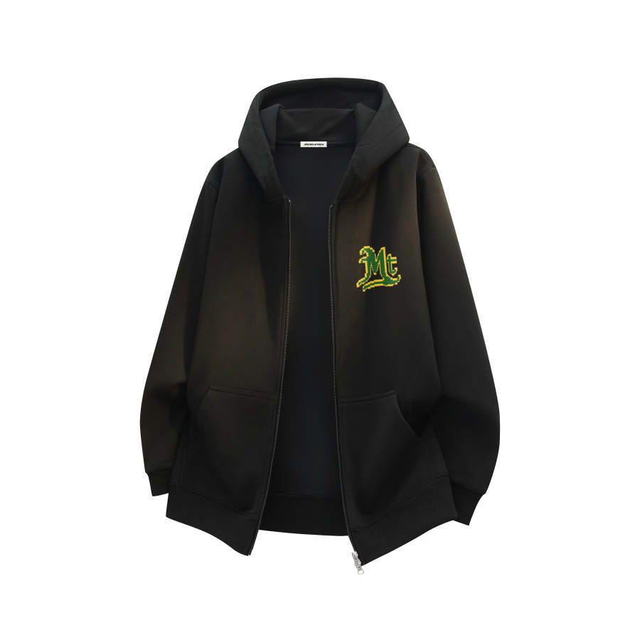 MUSCLETECH Sweatshirts Unisex Hooded Moderate Cardigan