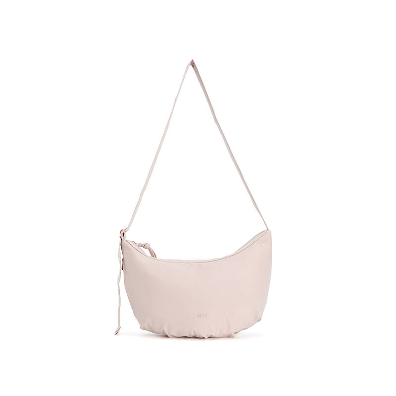 FILA Fitness Fabric Dumpling Bag Shoulder Bag Women's Dusty Pink