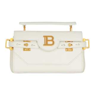 BALMAIN B BUZZ Calfskin Shoulder Bag, Crossbody Bag, Handbag Women's Beige