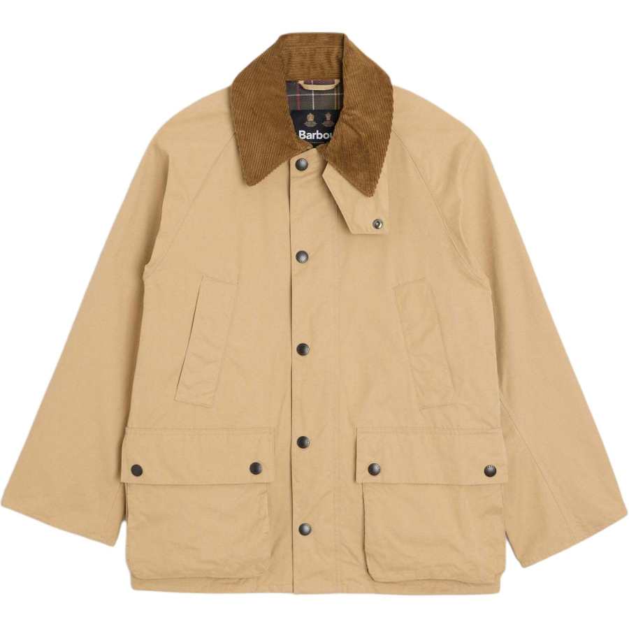 BARBOUR Peached Oversized Bedale Casual Jacket Jackets & Coats Men's Beige