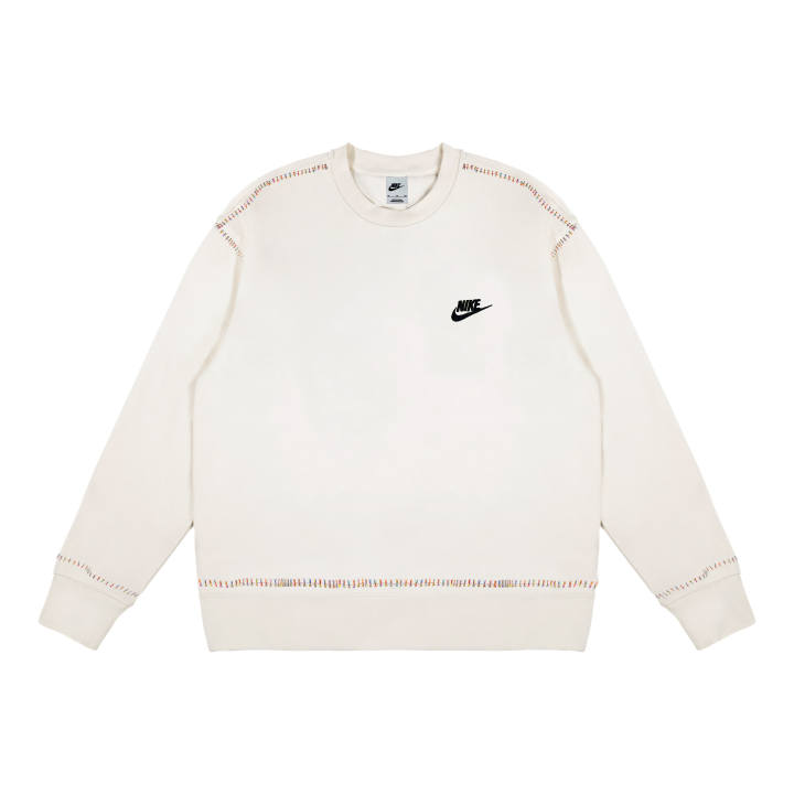 Nike Nike Sweatshirts Unisex White Crew Neck Moderate Regular