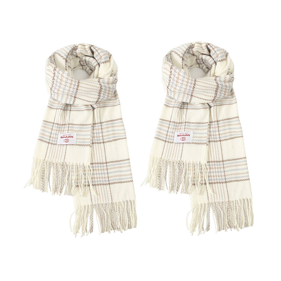 BAIJUAN Acrylic Knit Scarves Women's