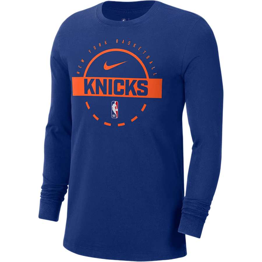Nike Nike New York Knicks Men's Nike Nba Practice Long-Sleeve T-Shirt