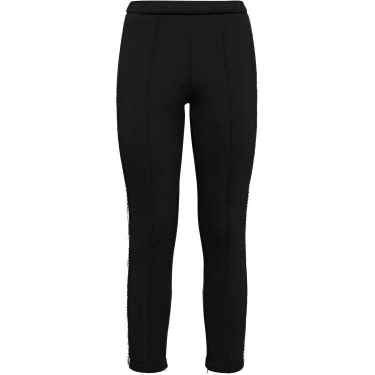 Philipp Plein crystal-embellished cropped track trousers