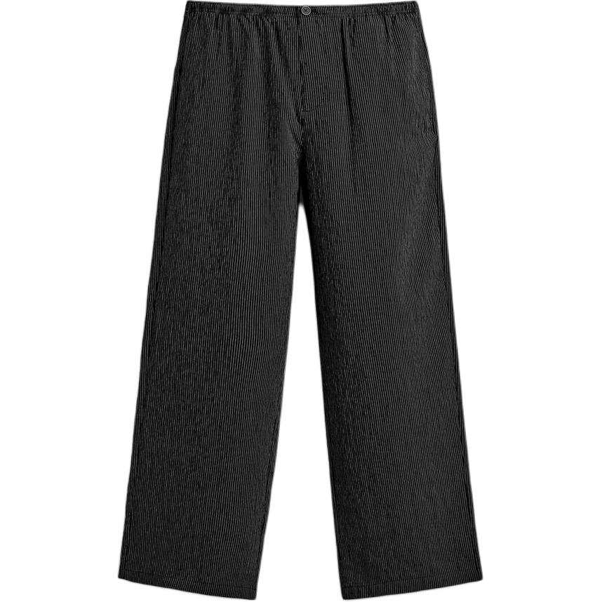 ZARA Casual Pants Men's Black Moderate Straight Fit Pants