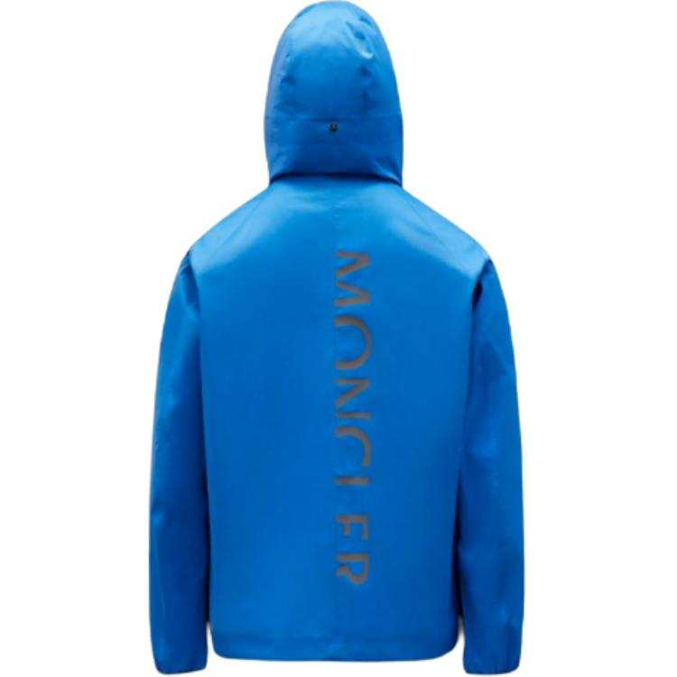 Moncler SS22 Jackets Men's Blue Hooded Moderate Other