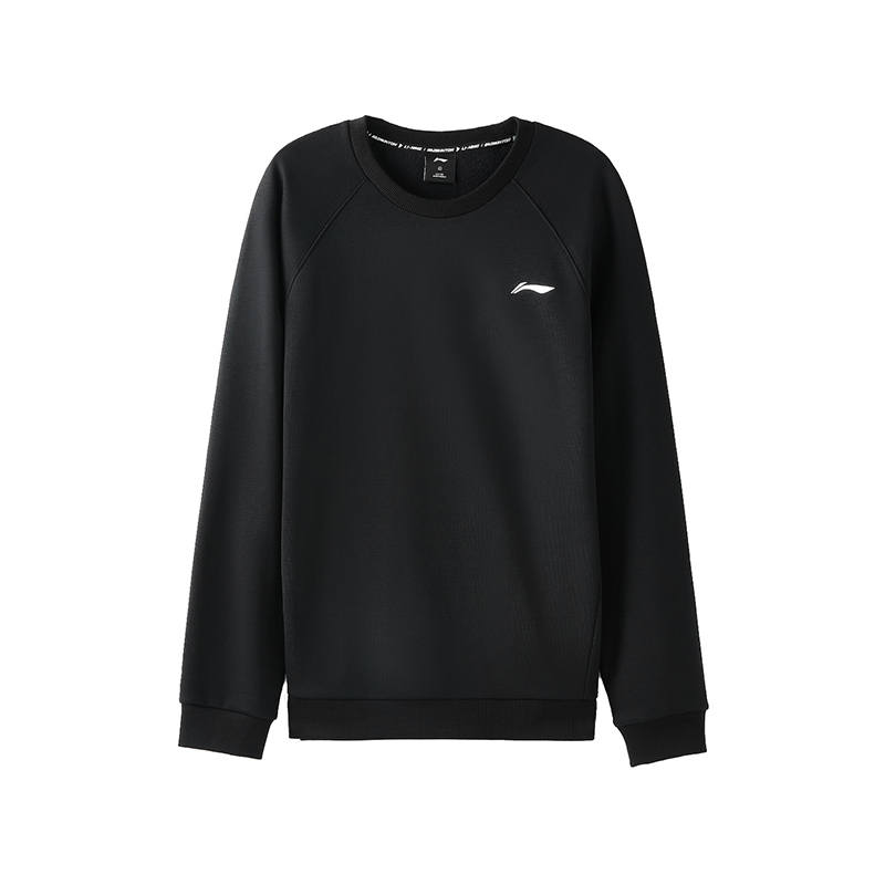 Li-Ning Li Ning Sweatshirts Unisex Black Crew Neck Moderate