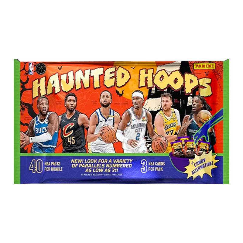 PANINI 24 25 Basketball NBA Hoops Halloween Collectible Card Parallels Sports Cards Whole Box