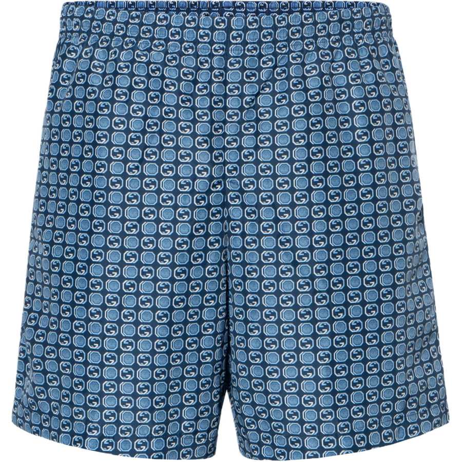 GUCCI SS23 Casual Shorts Men's Blue