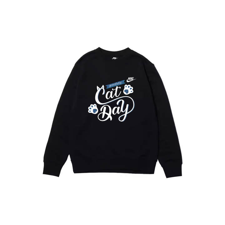 Nike Nike Sweatshirts Men's Black Crew Neck Moderate