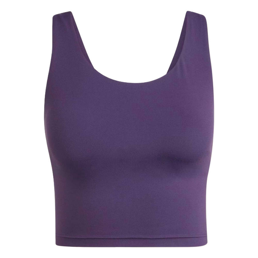 Adidas Adidas Sleeveless Sports Shirts Women's Purple Other