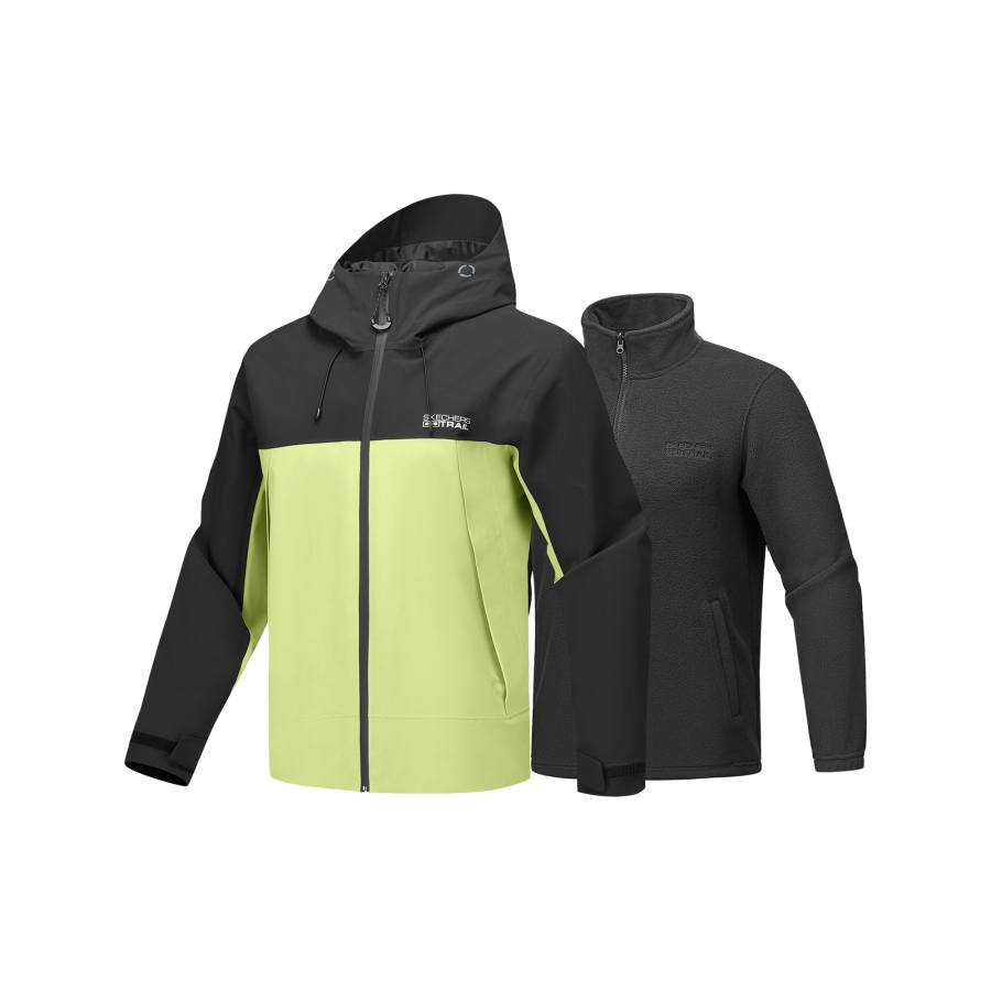 Skechers Waterproof, Windproof, Breathable, And Abrasion Resistant Windbreaker Jacket Men's Nile Green